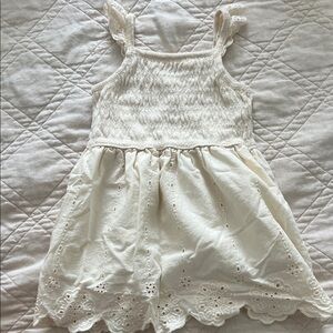 Charming Cream Kids Dress ZARA